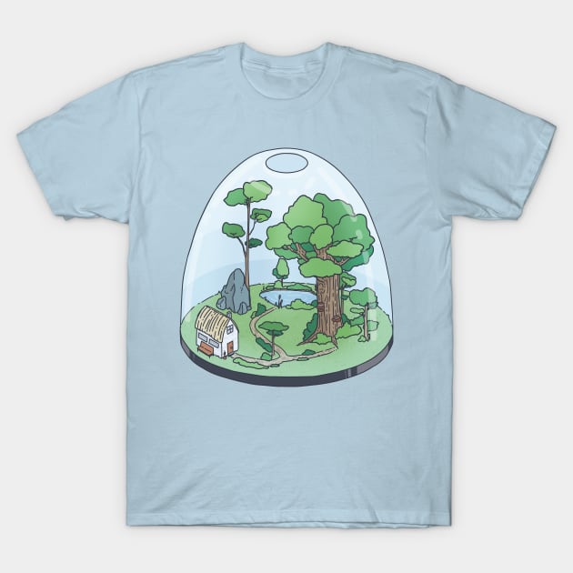 Peaceful Biome T-Shirt by KBDraws92